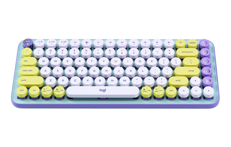 Logitech Logitech POP KEYS Bluetooth Connection / 84 Keys POP KEYS Wireless Mechanical Dot Bubbles Keyboards