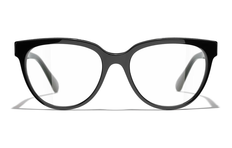CHANEL CHANEL Acetate Round Eyeglass Frames Women's