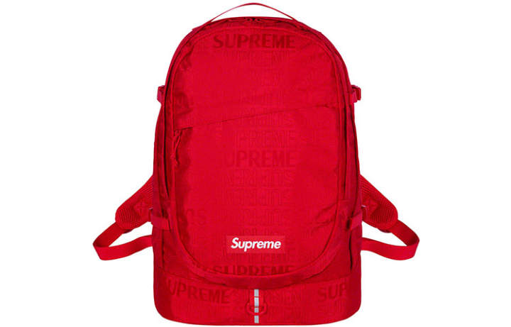 Supreme Supreme Polyester Backpack Unisex Red