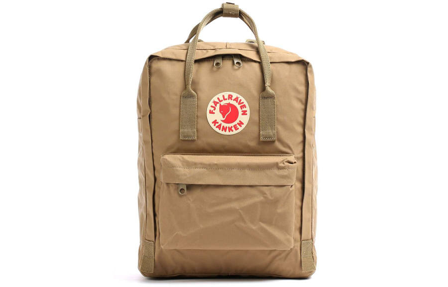 Fjallraven Kanken 16L Zip Closure Backpack Outdoor Bag Polyester Clay Unisex
