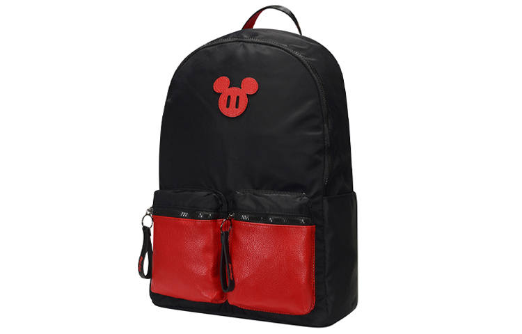 Li-Ning Li Ning Pu Backpack Unisex Black Red Multicolor