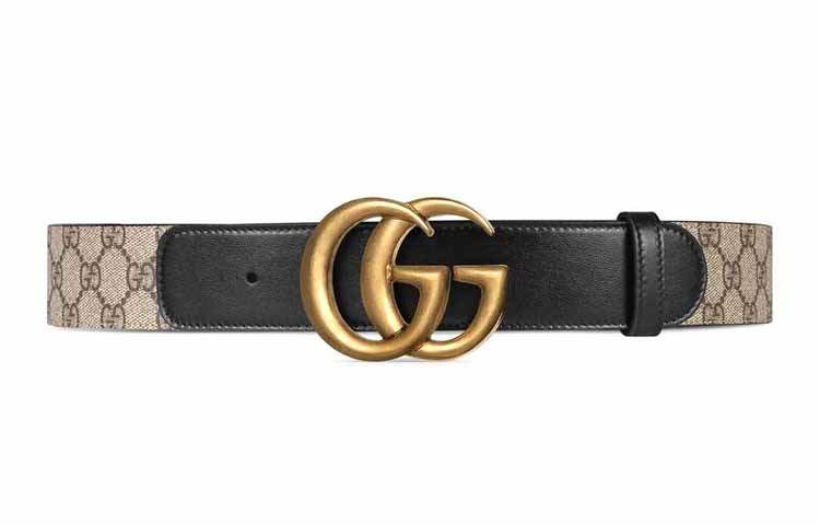 GUCCI GUCCI Gg Belt Double G Buckle 1.5 Width