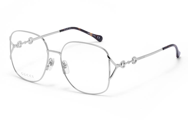 GUCCI tortoiseshell-effect oversize-frame glasses
