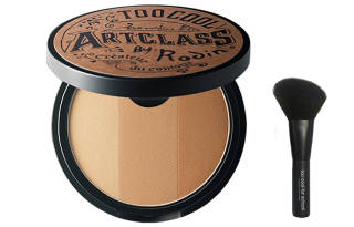 Too Cool For School Powder Highlighter 3D Effect Contour Side Shadow Nose Highlight Tricolor Contouring Palette