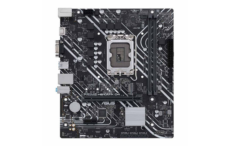 ASUS PRIMEH610M KD4 Supported CPUG7400/G6900/12100F Motherboards
