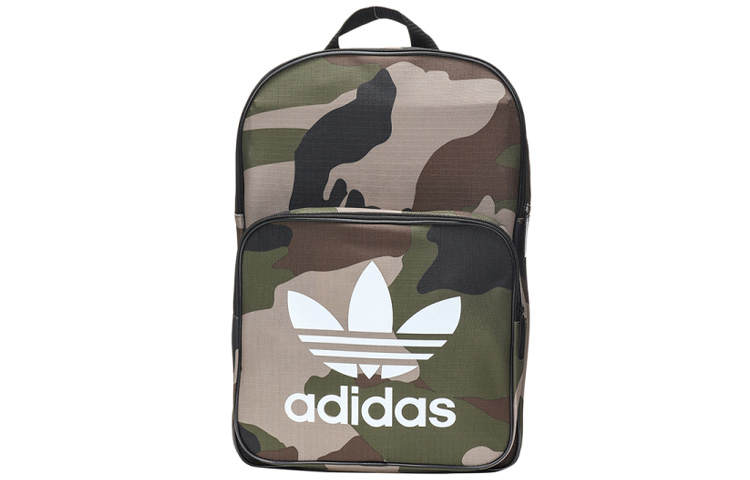 Adidas Originals Trefoil Polyester Backpack Regular Unisex Camouflage