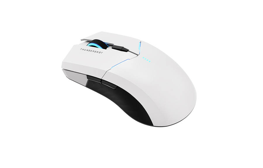 ThundeRobot ThundeRobot White Shark ML701 Lightweight Portable Pure Wireless Gaming Mouse