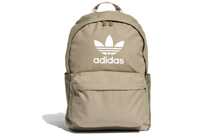 Adidas Originals Trefoil Polyester Backpack Regular Unisex Olive Green
