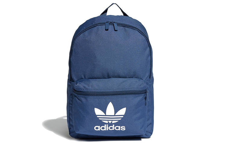 Adidas Originals Trefoil Polyester Backpack Regular Unisex Marine Blue