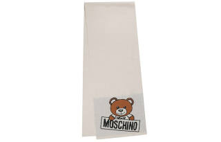 MOSCHINO Wool Knit Scarves Unisex