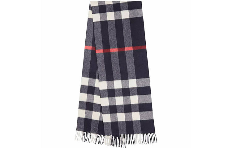 Burberry Burberry Check Fringed Scarf