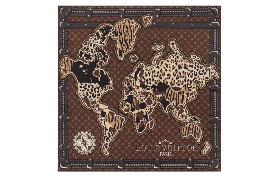 LOUIS VUITTON Scarves Women's Brown