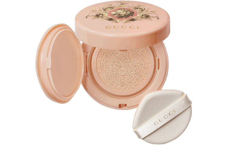 GUCCI Golden Lion Air Cushion, Silky Air Cushion Liquid Foundation Complexion Correcting Skin Tone Hydrating