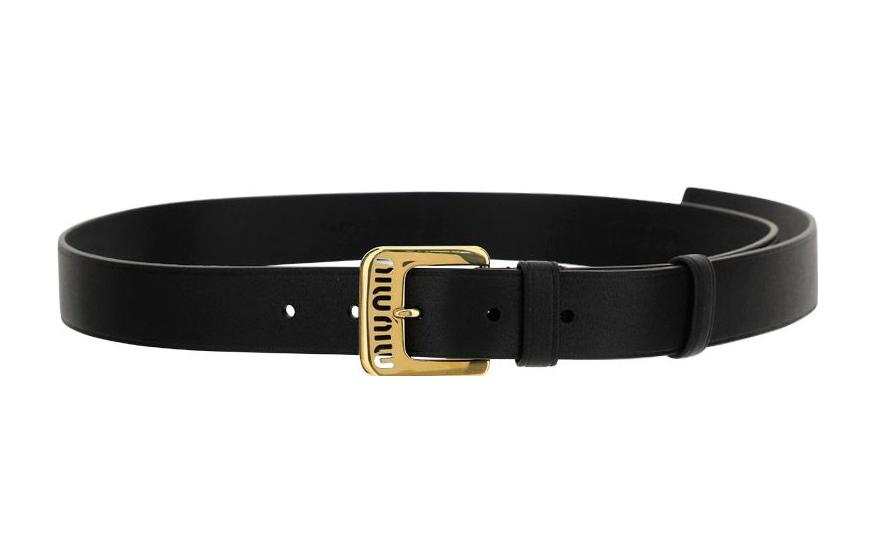 MIU MIU 【Replicated_PM】logo-embellished leather belt