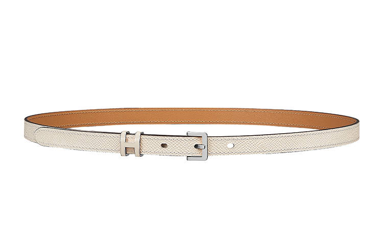 HERMES HERMES POP H Cow Leather Belts Women's 1.5cm