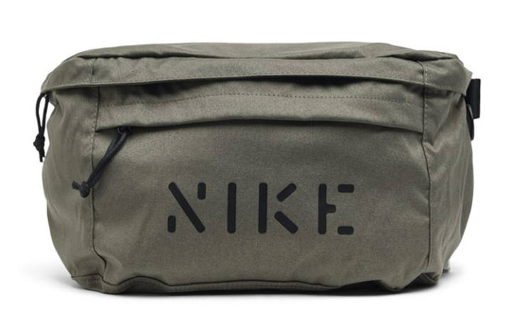 Nike Nike Polyester One Shoulder Crossbody Fanny Pack Regular Unisex Olive Green