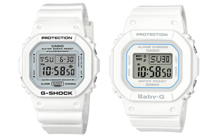 CASIO CASIO Unisex Pair Table Series White Watch