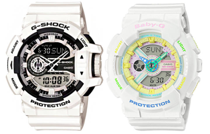 CASIO CASIO Unisex Pair Table Series White Watch