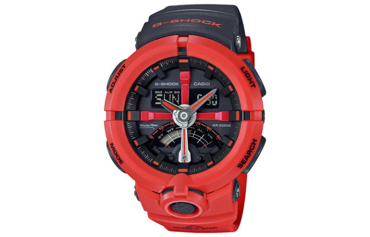 CASIO CASIO Men Liquid Crystal/Analog Dual Display Series Black Watch GA-500P-4A
