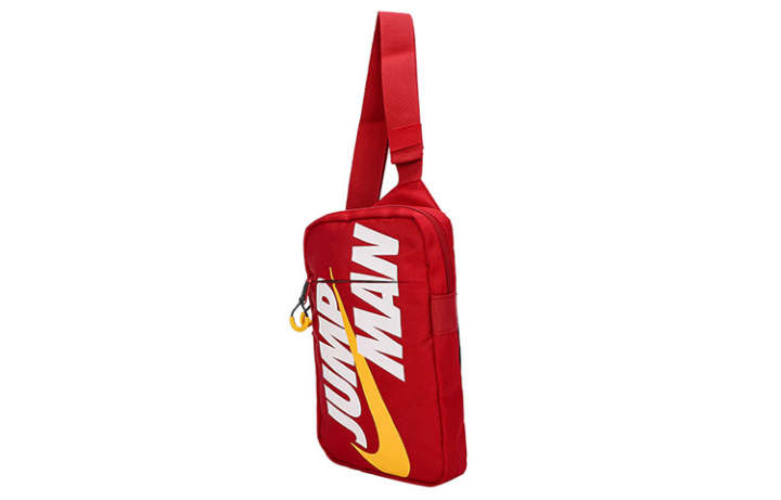 Jordan Jordan Canvas Shoulder Bag, Crossbody Bag, Fanny Pack Small Unisex Red