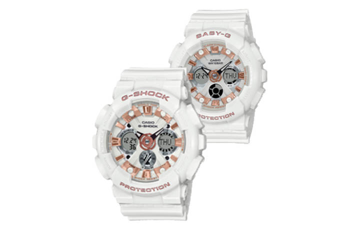 CASIO CASIO Unisex Pair Table Series White Watch LOV-20A-7APR