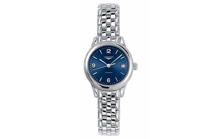 LONGINES Military Flag Collection Automatic Mechanical Movement 30m Waterproof Women's Watch 26mm Blue Dial