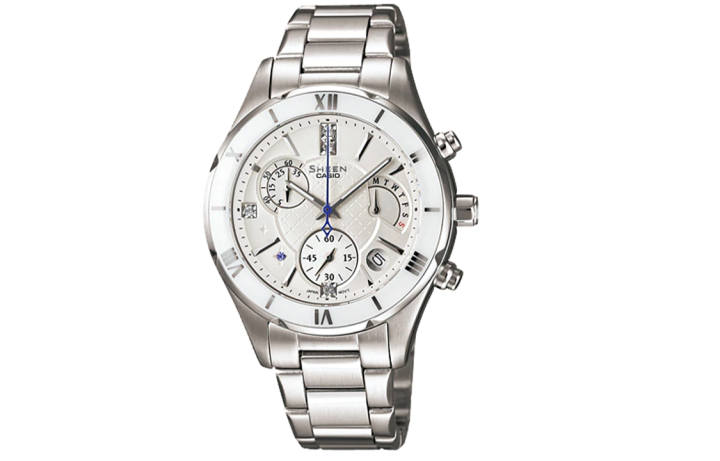 CASIO CASIO Women's SHEEN Silver Watch SHE-5517D-7A