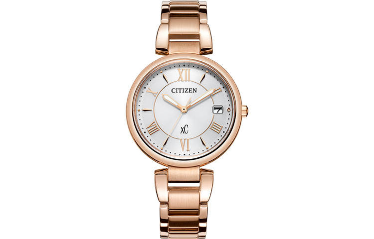 CITIZEN C Collection Solar Movement Stainless Steel Strap Watch Women's Watch White Dial