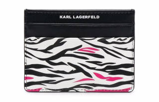 KARL LAGERFELD / Karl Lagerfeld Jeans 【Previous Season】Karlimals zebra-print cardholder