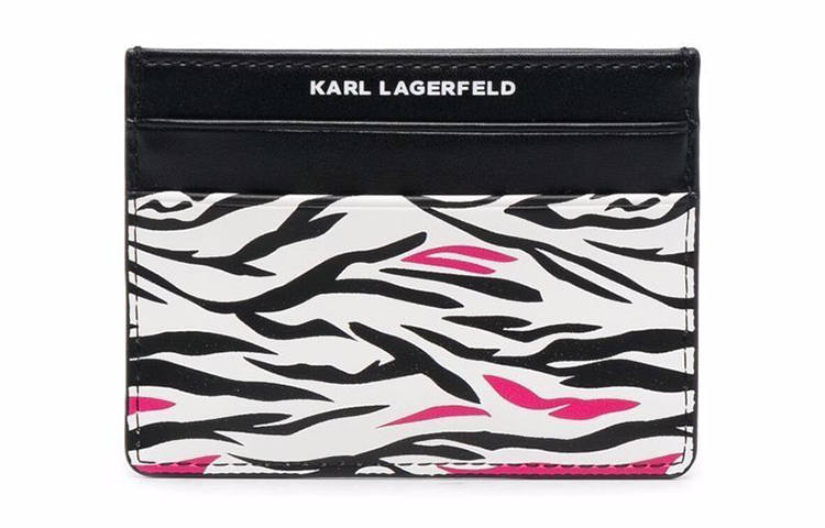 KARL LAGERFELD / Karl Lagerfeld Jeans 【Previous Season】Karlimals zebra-print cardholder