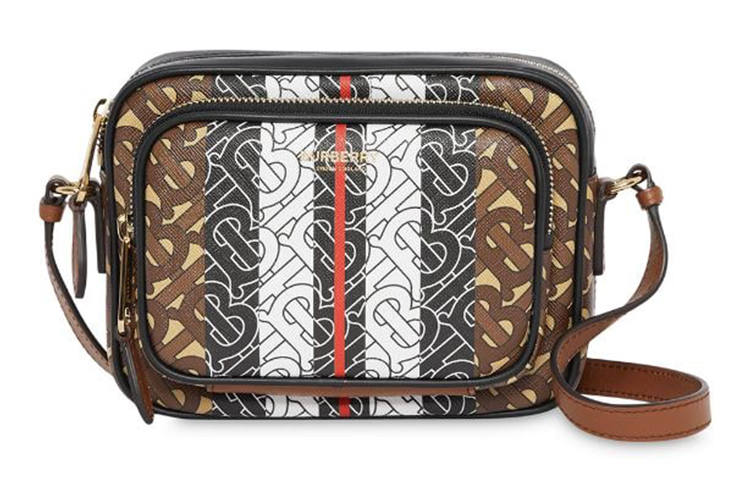 Burberry Polyurethane Camera Bag, Shoulder Bag, Crossbody Bag Medium Unisex Brown