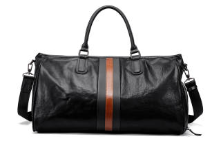 Ace Paul Top Grain Cow Leather Shoulder Bag, Crossbody Bag, Handbag, Travel Bag Regular Men's Black