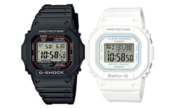 CASIO CASIO Unisex Pair Table Series Black Watch