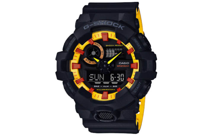 CASIO CASIO Men Liquid Crystal/Analog Dual Display Series Black Watch