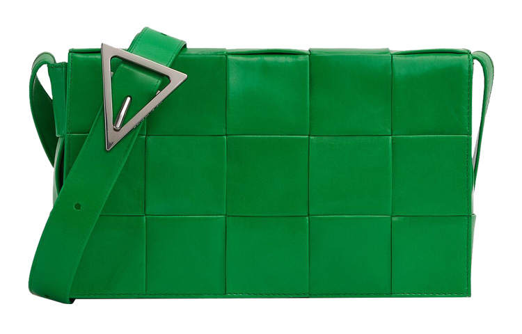 Bottega Veneta Bottega Veneta Cassette Intreccio Crossbody Bag Parakeet