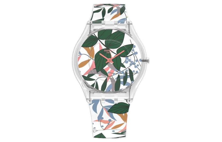 SWATCH Women's 34mm Green Watch SS08K111