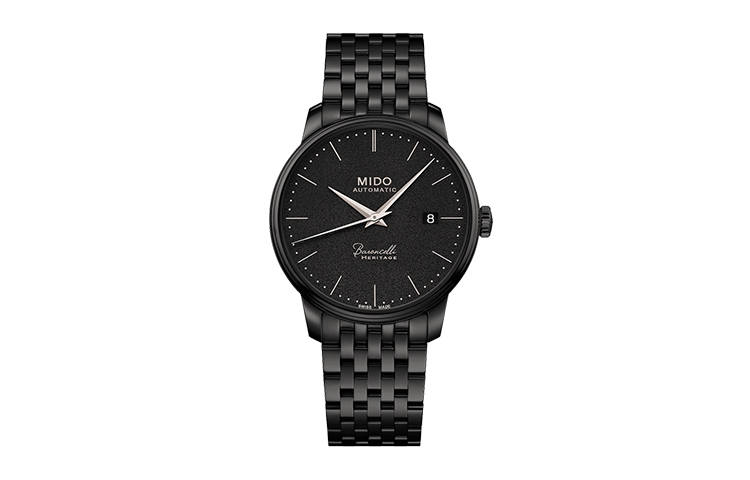 MIDO Baroncelli Automatic Mechanical Movement 30m Waterproof Men's Watches Watch 39mm Black Dial