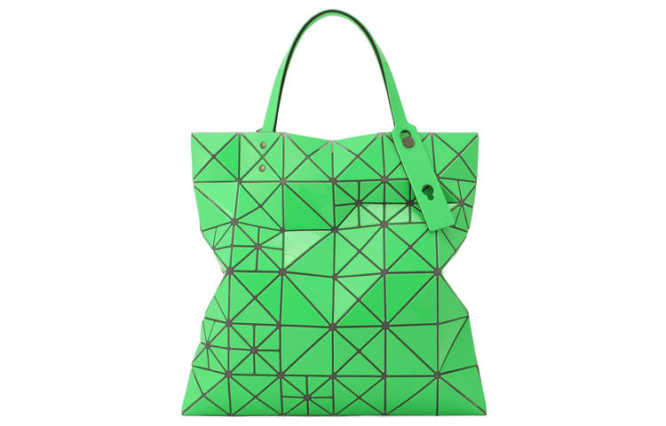 ISSEY MIYAKE Polyvinyl Chloride Tote Bag, Shopping Bag, Handbag, Shoulder Bag Women's Green
