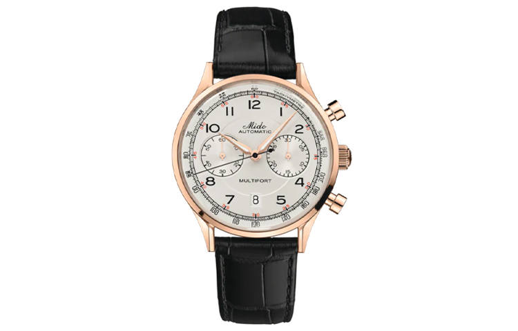 MIDO Helm Automatic Mechanical Movement Men's Watches Watch 42mm Silver Dial Stainless Steel Case Leather Strap