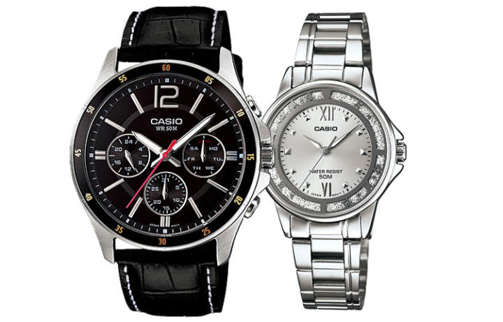 CASIO CASIO Unisex Pair Table Series Black Watch