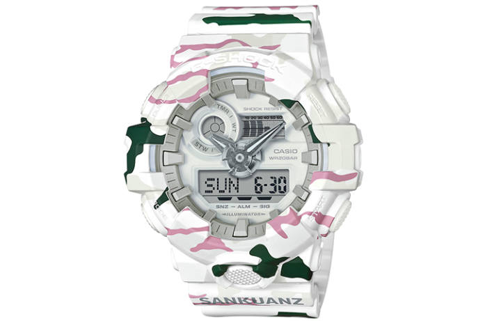 CASIO CASIO Men Liquid Crystal/Analog Dual Display Series Watch GA-700SKZ-7A
