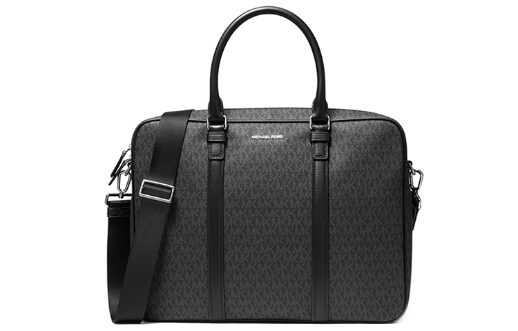 MICHAEL KORS MICHAEL KORS Hudson Artificial Leather Briefcase, Handbag Men's Black