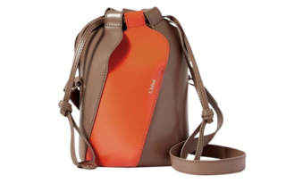 Chloé Chloe Leather Bucket Bags Crossbody Bag, Shoulder Bag Women's Umber/Orange