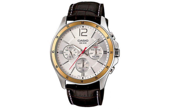 CASIO CASIO Men Standard Series 47mm Silver Watch MTP-1374L-7A
