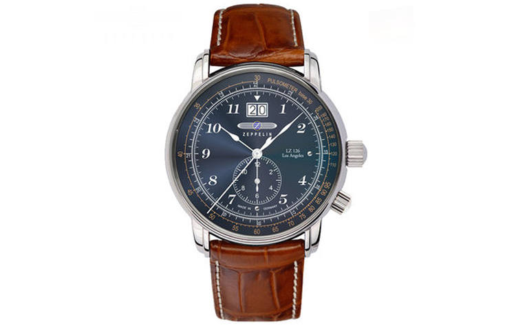 ZEPPELIN Los Angeles Collection Quartz Movement Men's Watches Watch Blue Dial Stainless Steel Case