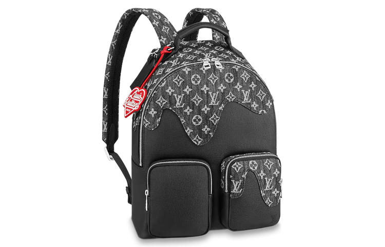 LOUIS VUITTON LOUIS VUITTON X Nigo Backpack Multipocket Monogram Black