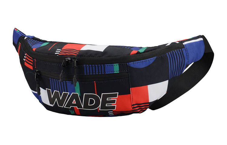 Li-Ning Li Ning Polyester Fanny Pack Regular Unisex Black Blue Red Green White Multicolor