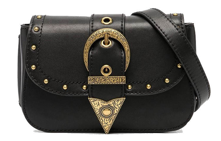 VERSACE JEANS COUTURE Polyester One Shoulder Crossbody Fanny Pack Regular Women's Black