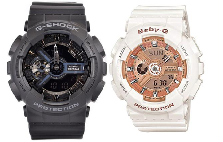 CASIO CASIO Unisex Pair Table Series Black Watch