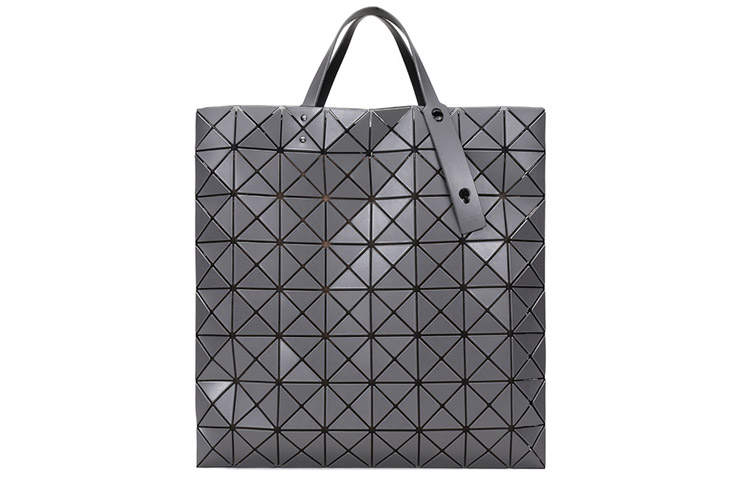 ISSEY MIYAKE Prism PVC Tote Bag, Shopping Bag, Handbag, Shoulder Bag Regular Women's Charcoal Gray